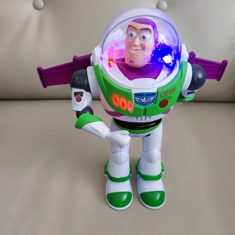 Nuovo disponibile Toy Story Buzz Lightyear Robot da passeggio elettrico bambola Action Figure Pixar modello giocattolo adatto per regalo di compleanno per bambini