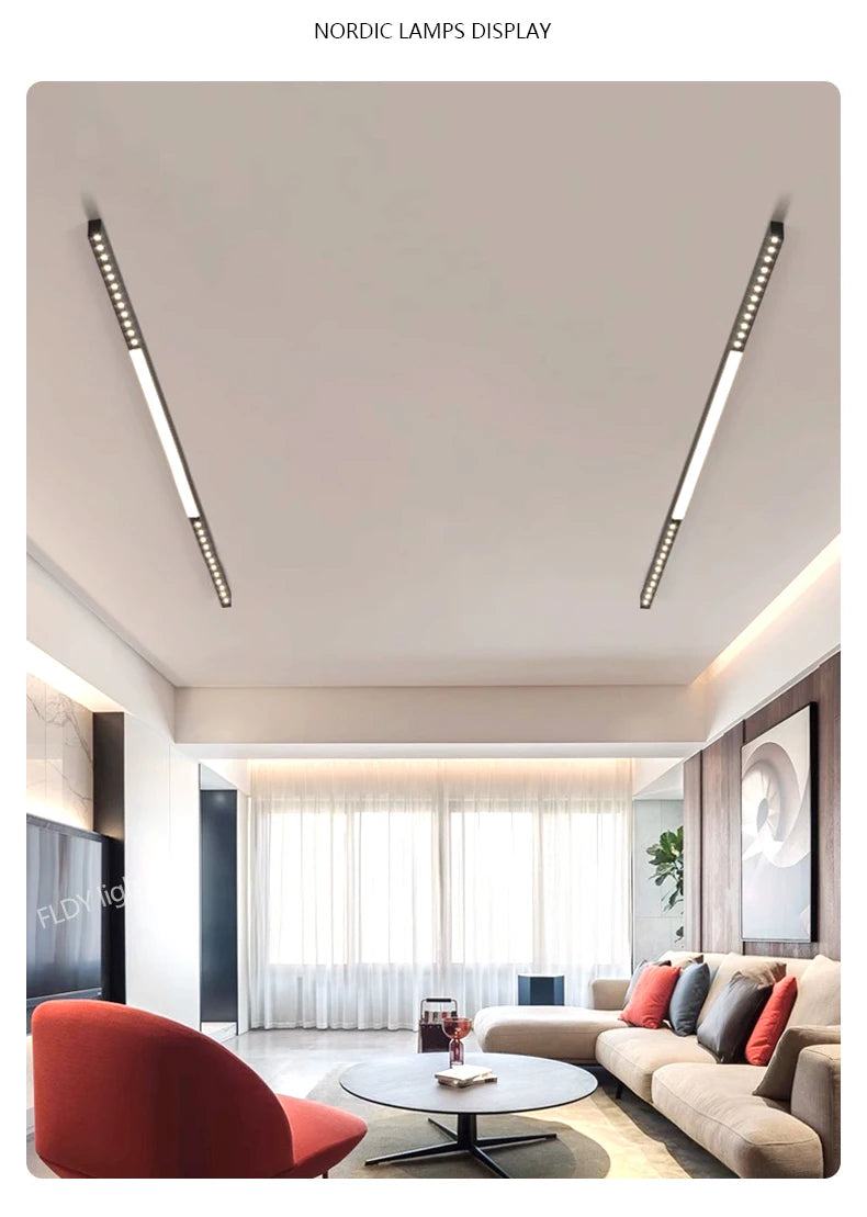 Lampada Da Soffitto A Led Moderna Nordic Nero Per Soggiorno Cucina Ingresso Ufficio