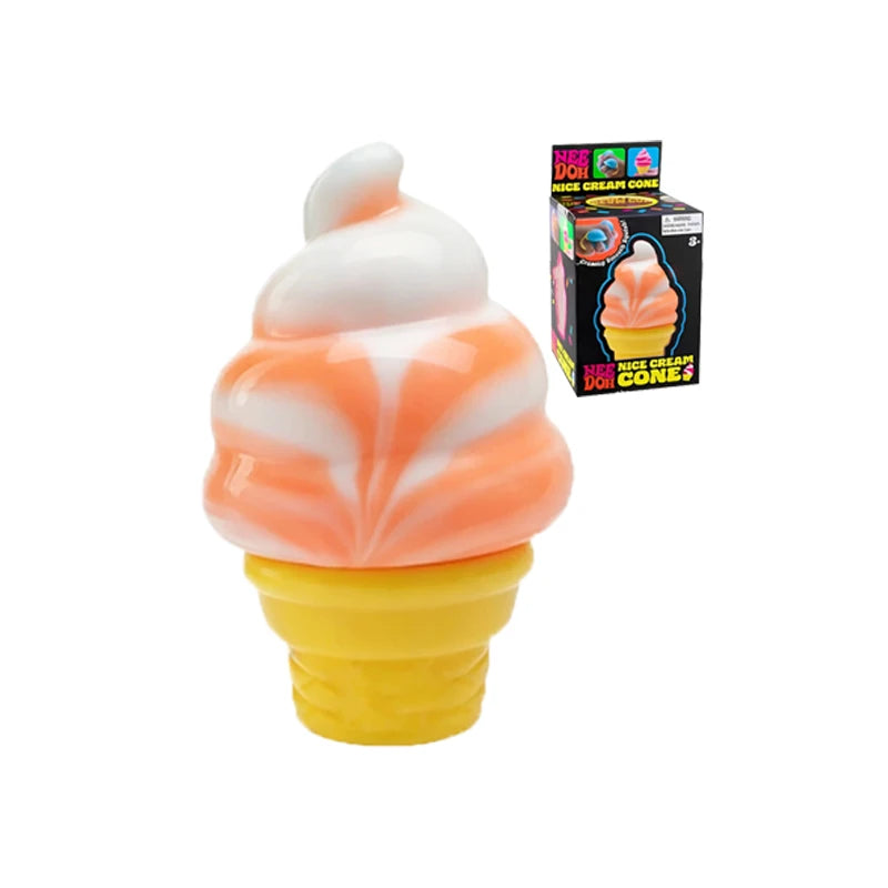 Dr Pepper x NeeDoh Nice Cube Squishy Toy Antistress, Cubo Morbido Antistress per Bambini e Adulti, Giocattolo Sensoriale per Alleviare l'Ansia