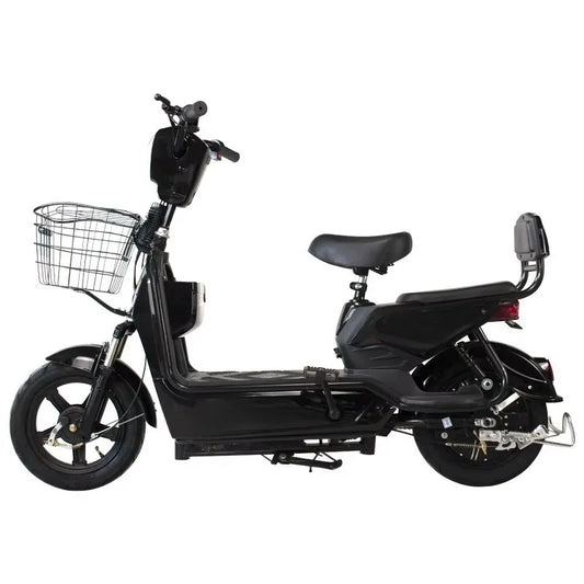 Bicicletta Elettrica Da Strada Certificata Ce Motore 350W Batteria 48V 12Ah Cambio Per Corse