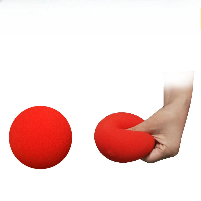 Palla Spugna Jumbo 10 Cm Rosso Per Trucchi Da Palco Magia Illusione Gimmick Da Mago Professionista