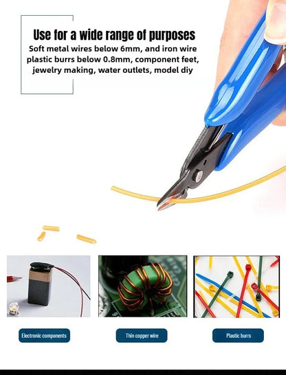 Pinze Diagonali In Plastica Per Elettricista Strumento Multiuso Taglio Laterale Tagliafili Professionali