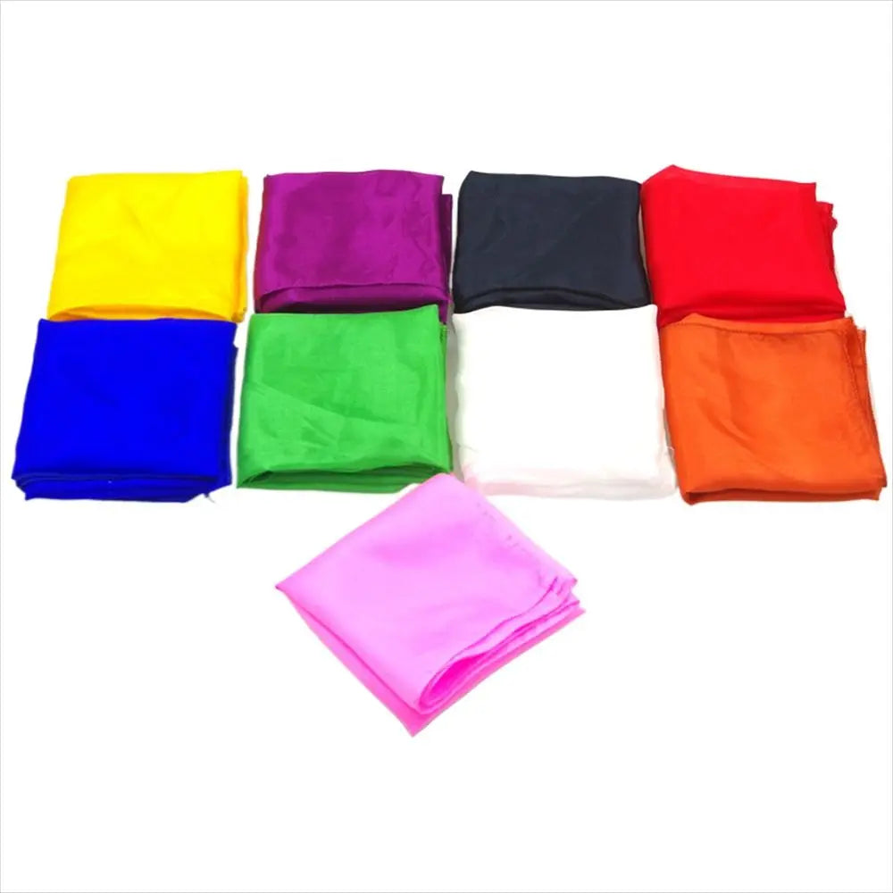 Sciarpa Di Seta Magica 30x30 Cm O 45x45 Cm Per Trucchi Di Prestigio Educativi E Dimostrazioni