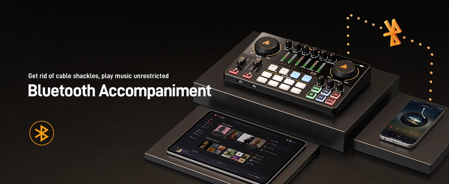MaonoCaster E2 Gen2 Interfaccia Audio Mixer con Doppio Ingresso XLR per Podcast, Streaming Live e Gaming