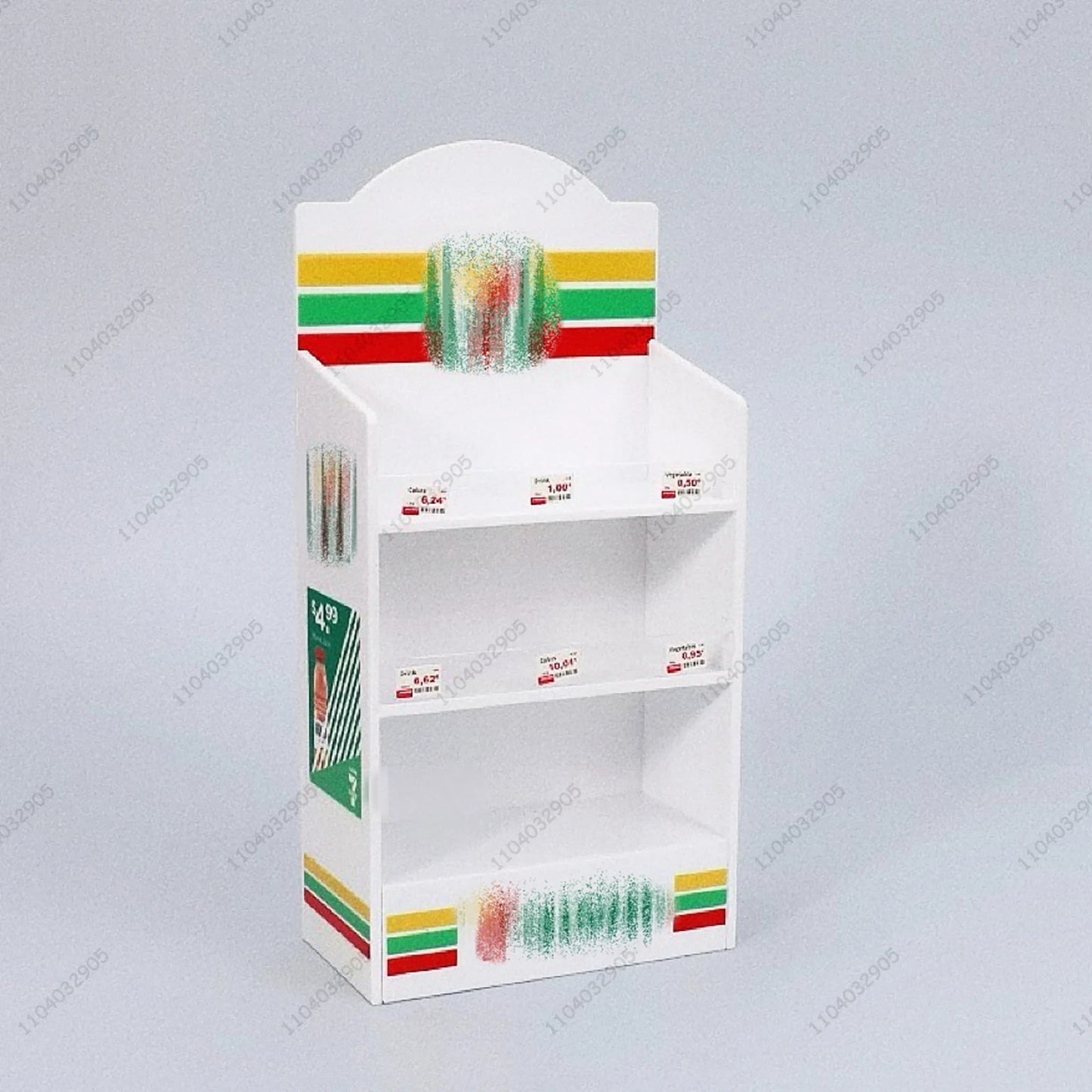 Negozio in miniatura mobili frigorifero congelatore scaffale bevanda fresca articoli alimentari giocattolo Mini artigianato casa delle bambole simulazione Scenario Display