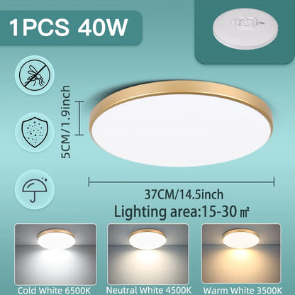 Plafoniera LED Da Soffitto 18W-50W 220V, Illuminazione Moderna Per Soggiorno E Decorazione Casa