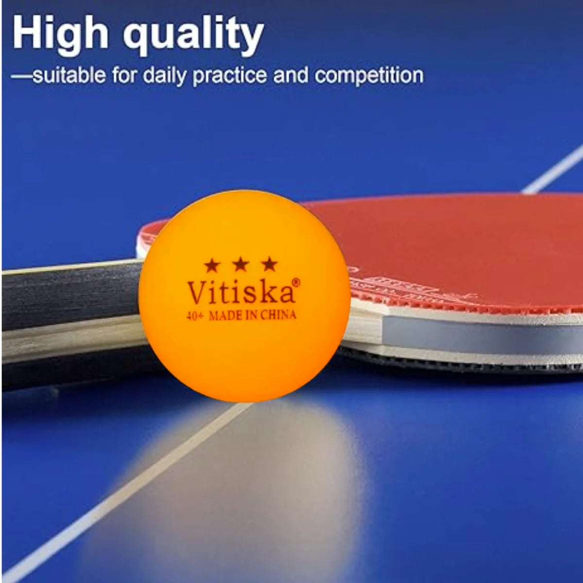 Set Da Ping Pong Portatile Con Rete Retrattile E Borsa Per Il Trasporto Quaranta Palline Per Interni Ed Esterni