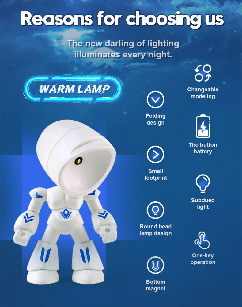 Luce Notturna LED A Forma Di Eroe Dei Cartoni Animati Lampada Da Tavolo Per Cameretta Regalo Bambini