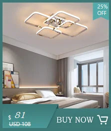 Plafoniera LED Moderna Dimmerabile Per Soggiorno E Camera Da Letto Finitura Nera O Dorata Illuminazione 2000 lm