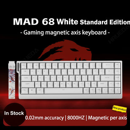 MADLIONS Mad 60he Mad60HE Mad 68HE Tastiera meccanica Interruttore magnetico Wired Hot Swap 8K Velocità di traina Tastiera da gioco personalizzata
