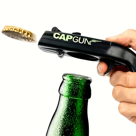 Apribottiglie Pistola a Cappuccio Divertente Per Bar Domestici e Feste Regalo per Uomo Birra