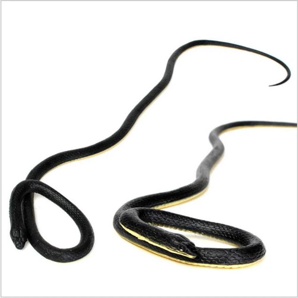 Serpente Giocattolo In Gomma Morbida 130 Cm Realistico Per Scherzi Esterni Da Giardino