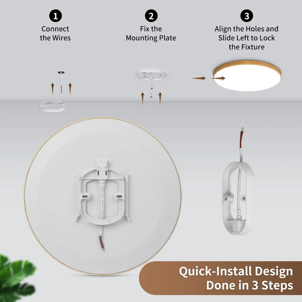 Plafoniera LED Da Soffitto 18W-50W 220V, Illuminazione Moderna Per Soggiorno E Decorazione Casa