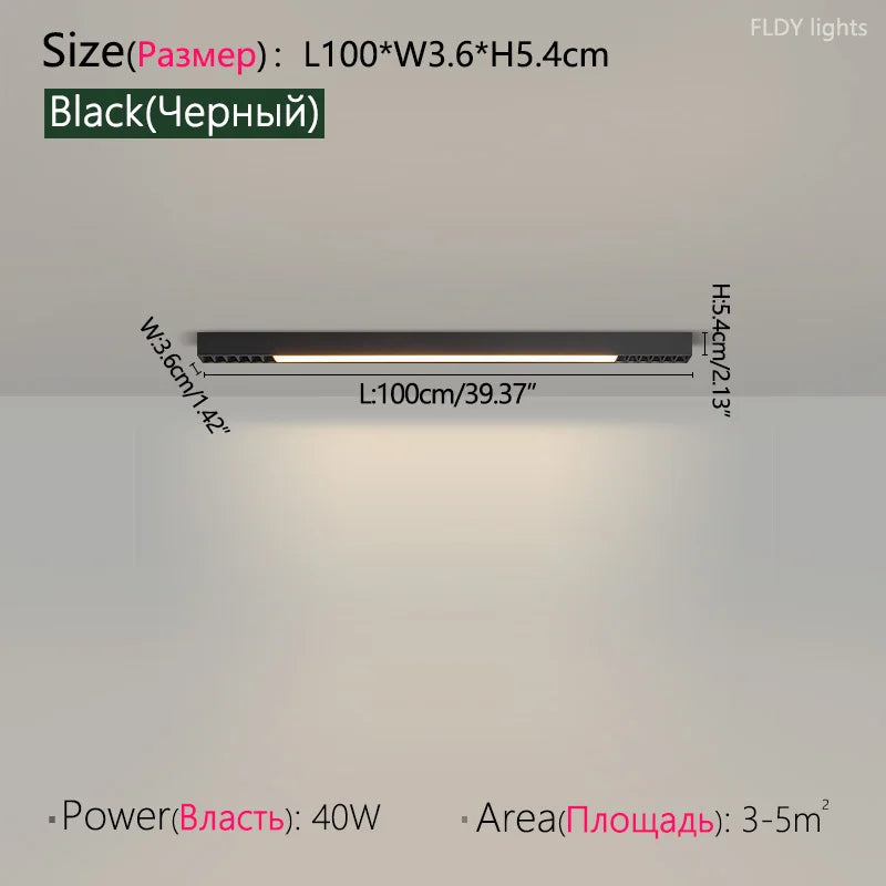 Lampada Da Soffitto A Led Moderna Nordic Nero Per Soggiorno Cucina Ingresso Ufficio