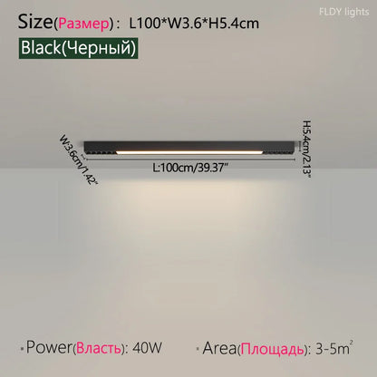 Lampada Da Soffitto A Led Moderna Nordic Nero Per Soggiorno Cucina Ingresso Ufficio