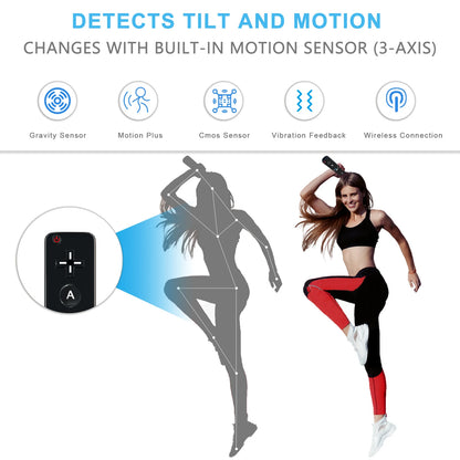 Set controller 2 in 1 per Nintendo Wii Joystick Motion Plus opzionale Gamepad remoto wireless con custodia in silicone Videogioco