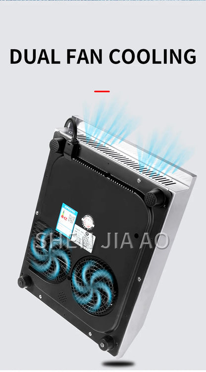 Fornello A Induzione Singolo 3500 W Con Controllo Pulsante E Piano In Cristallo Nero YS3505