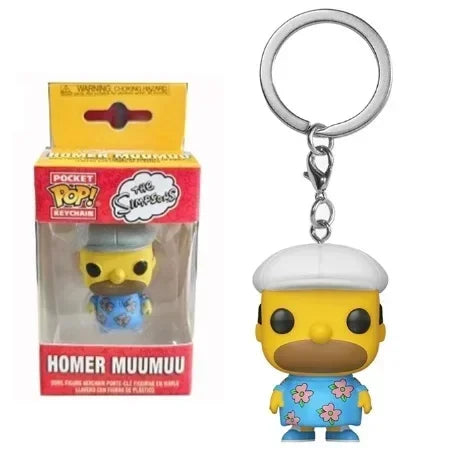 Funko Pop Pocket Portachiavi Homer Simpson Muumuu In Vinile Figurina Da Collezione