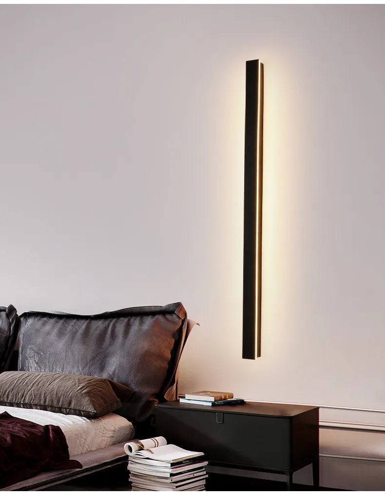 Lampada da Parete per Esterni Impermeabile con Striscia Led Ip65 Illuminazione per Giardino Scale e Soggiorno