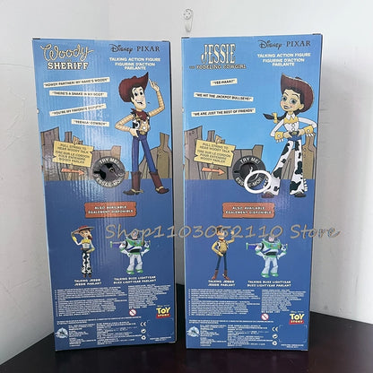Toy Story 4 Talking Woody Jessie Action Figure Sing Soft Cute Anime Figure Decorazione Compleanno Modello Regalo Giocattoli