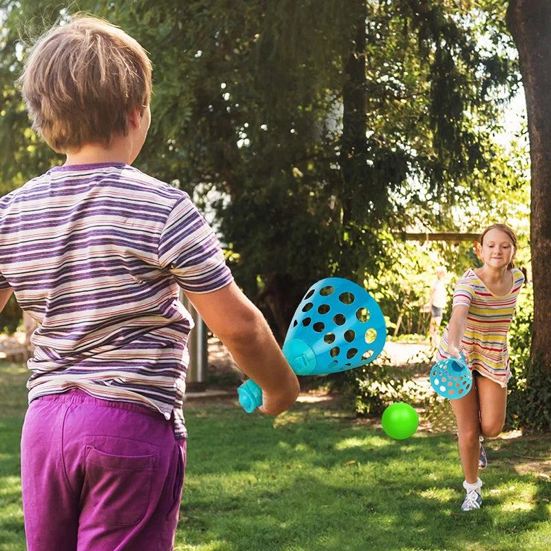 Set Lancio E Cattura Palline Per Giochi All Aperto Per Bambini 3 A 6 Anni Interattivi Genitore Figlio