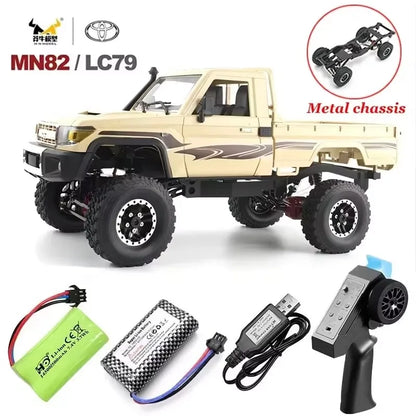 MN82S MN82 Toyota Rc 4x4 Rc CAR 2.4g 1/12 Full Scale Off-road telecomando RC Crawler CAR ragazzo telecomando auto giocattolo regalo