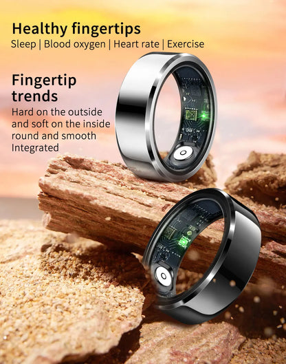 Anello Fitness Intelligente Per Huawei Xiaomi Tracciamento Attività Sonno Bluetooth Adatto iOS Android