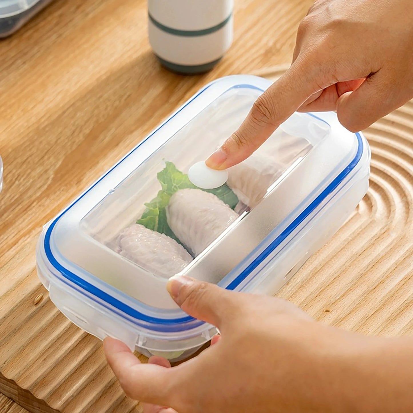 1/3PCS Scatola di Conservazione degli Alimenti Sottovuoto Contenitore di Immagazzinaggio Frigo Organizzatore Microonde Sicuro Conservazione Fresca Scatola di Tenuta Dispenser di Alimenti