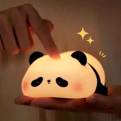 Luce Notturna Panda Led Con Touch Usb Ricaricabile Per Cameretta Decorazione Per Bambini