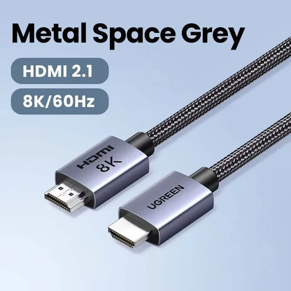Cavo HDMI UGREEN 8K/60Hz per PS5 Xiaomi TV Box cavo 8K @ 60Hz certificato ad altissima velocità 48Gbps Dolby Vision HDCP2.3