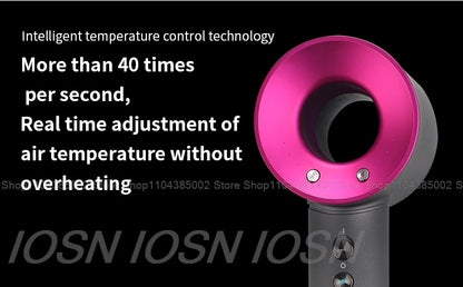 Accessorio Professionale Senza Lame per Asciugacapelli Dyson, Ioni Negativi, Asciugatura Rapida, Potente, per Casa, con Funzione Anti-Crespo, Elettrico
