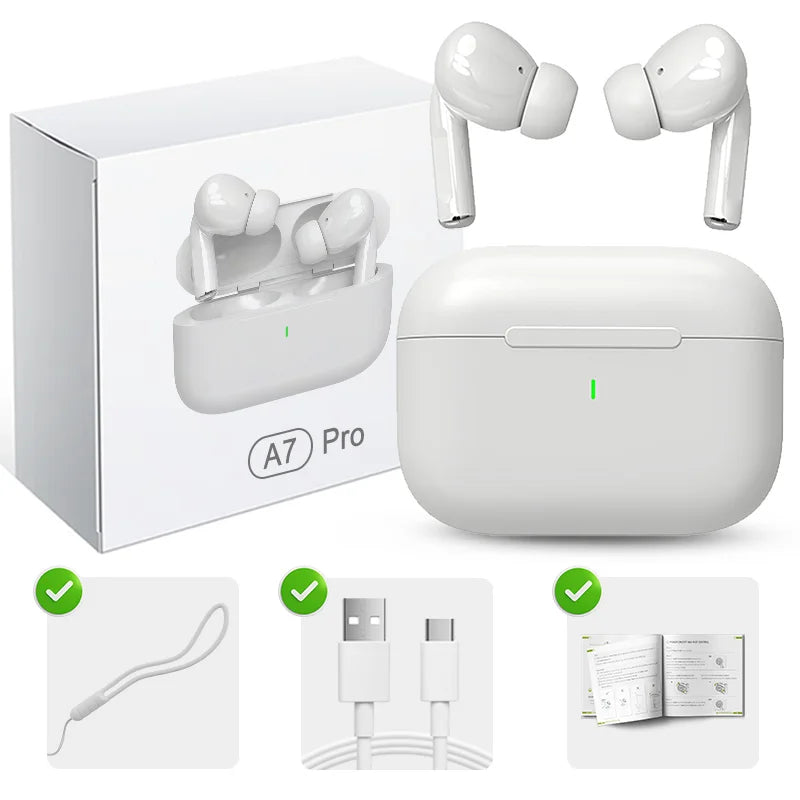 Auricolari Bluetooth Senza Fili Air Pro 2025 TWS HiFi Impermeabili Con Microfono E Supporto Siri