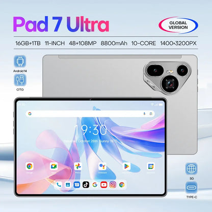Pad 7 Ultra Tablet 10.1 Pollici Con TV Led Funzione Chiamata Dual Sim Dual Standby