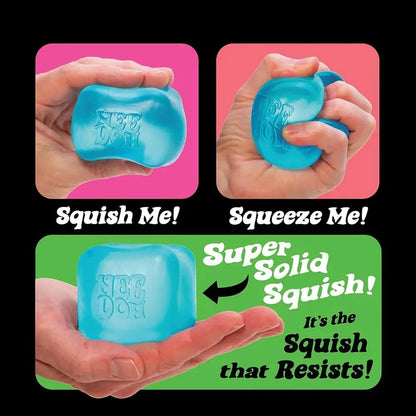 Dr Pepper x NeeDoh Nice Cube Squishy Toy Antistress, Cubo Morbido Antistress per Bambini e Adulti, Giocattolo Sensoriale per Alleviare l'Ansia