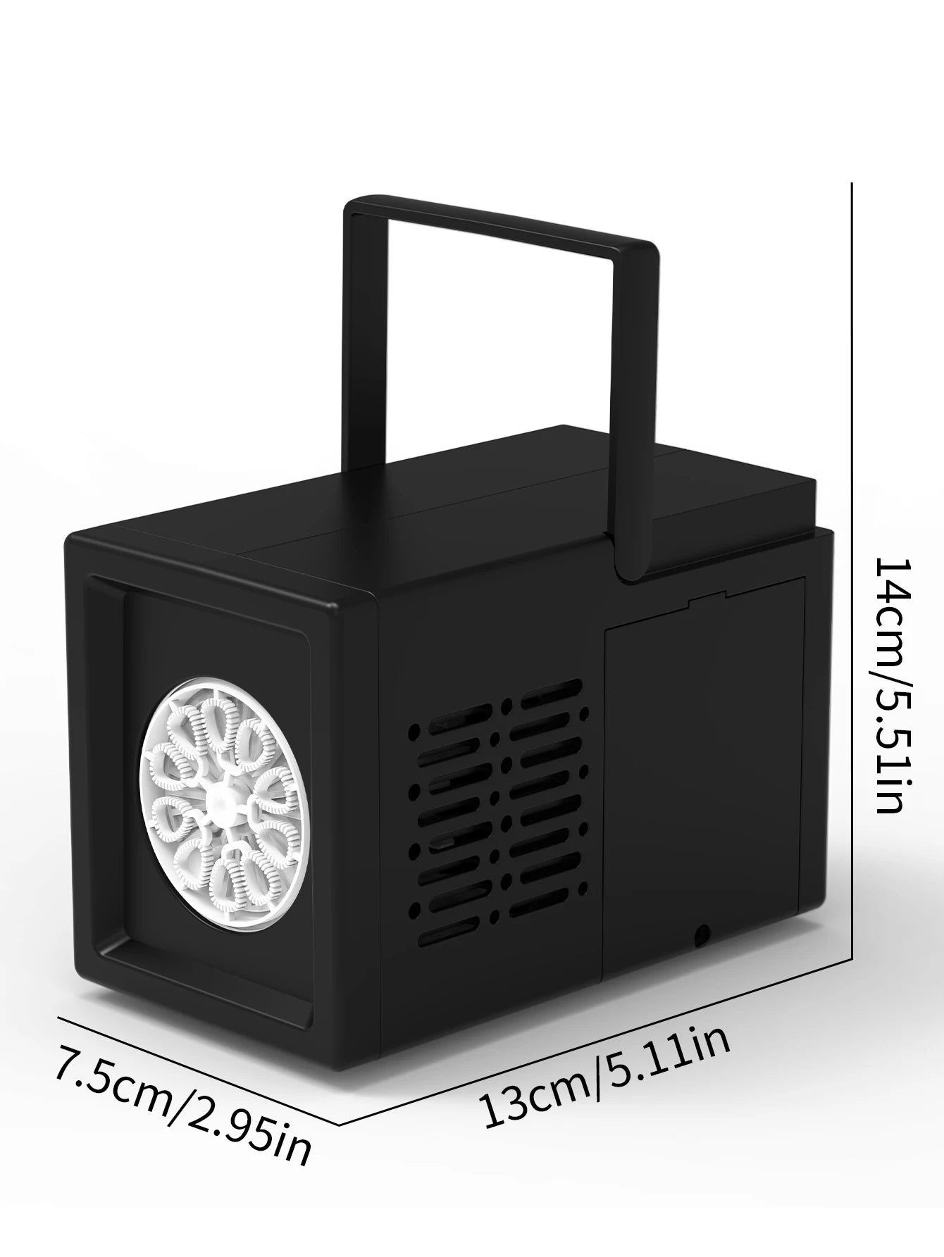 Macchina Per Bolle Elettrica Portatile Con Soffiaggio Automatico A 10 Fori Per Feste All Aperto Senza Batteria