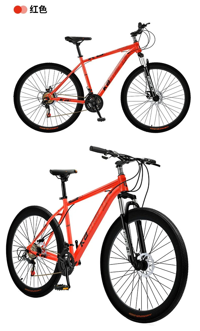 Bicicletta Da Pendolare 29 Pollici Ammortizzata Fuoristrada Per Adulti Studenti In Acciaio