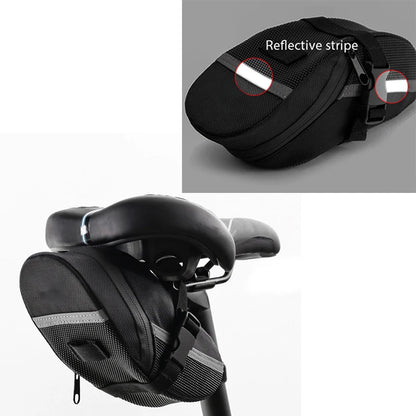 Kit di strumenti di riparazione bici portatile Kit di strumenti di riparazione biciclette Borsa da sella Pompa Patch per pneumatici Set di strumenti chiave multifunzionale Accessori