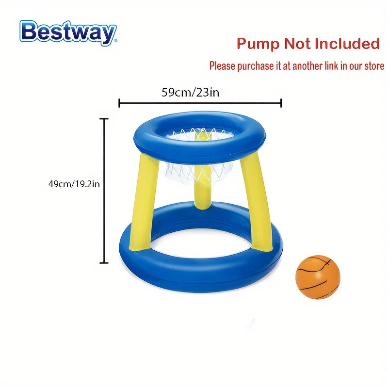Set Da Nuoto Gonfiabile Bestway Per Basket Piscina Galleggiante Con Palloncino Acqua Gioco
