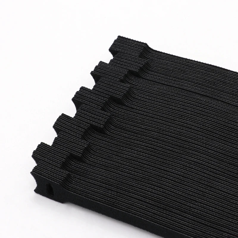 Fascette per cavi rilasciabili Organizzatore di cavi Nero 15 20 25 30 cm Cinghie ad anello con gancio in nylon Avvolgere Zip Bundle Fasciatura Fascetta Fissaggio in plastica