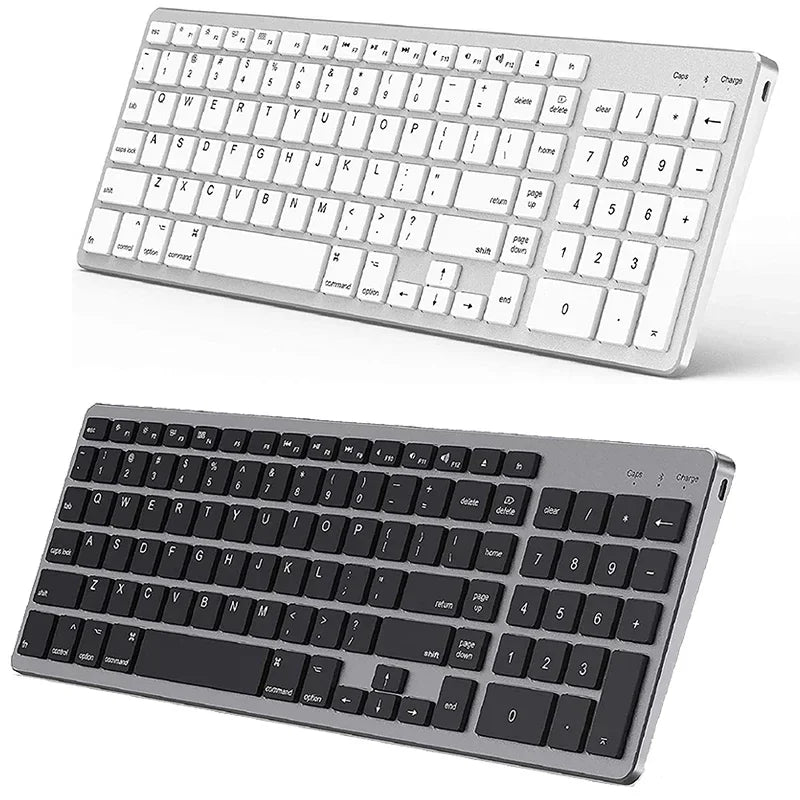 Set tastiera e Mouse Bluetooth Wireless Ultra sottile compatibile per Mac OS/iOS/iPad OS tastiera ricaricabile per MacBook