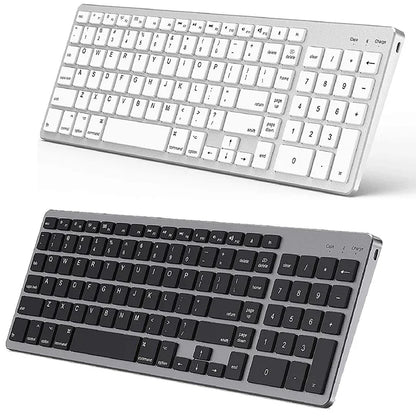 Set tastiera e Mouse Bluetooth Wireless Ultra sottile compatibile per Mac OS/iOS/iPad OS tastiera ricaricabile per MacBook