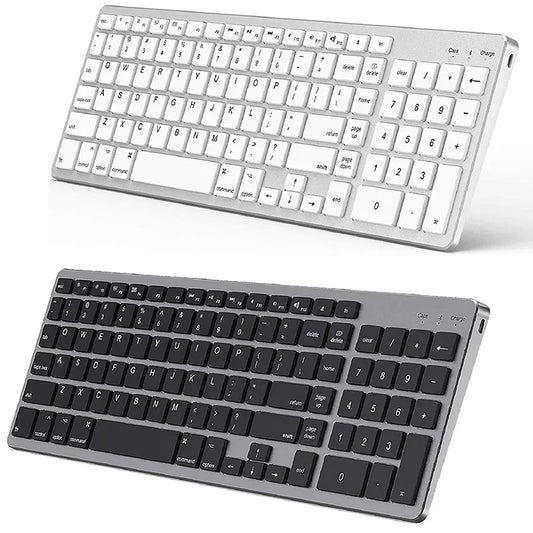 Set tastiera e Mouse Bluetooth Wireless Ultra sottile compatibile per Mac OS/iOS/iPad OS tastiera ricaricabile per MacBook