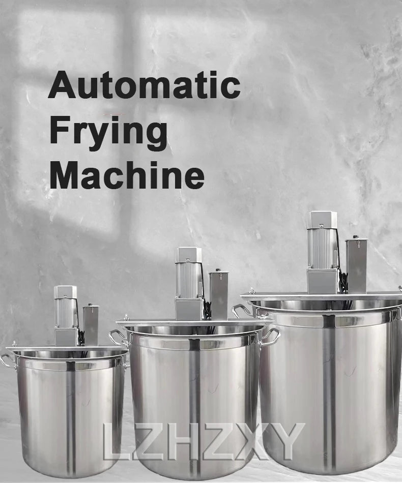 Friggitrice Automatica In Acciaio Inox 250W 220V Con Funzione Mescolamento Per Alimenti
