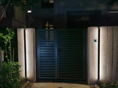 Lampada da Parete per Esterni Impermeabile con Striscia Led Ip65 Illuminazione per Giardino Scale e Soggiorno