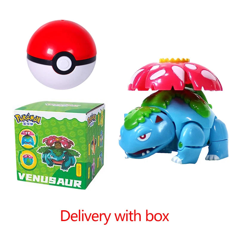 Pokemon Pokeball Figura Palla Pikachu Charizard Mewtwo Mew Eevee Gengar Lapras Blastoise Venusaur Gyarados Giocattolo Educativo Per Bambini