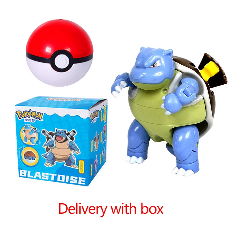Pokemon Pokeball Figura Palla Pikachu Charizard Mewtwo Mew Eevee Gengar Lapras Blastoise Venusaur Gyarados Giocattolo Educativo Per Bambini
