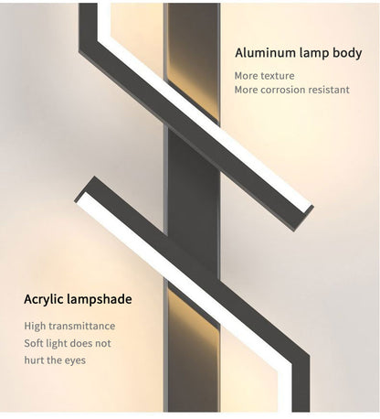 Lampada Da Parete A LED Per Camera Da Letto E Soggiorno Sconce Minimalista Con Illuminazione Uniforme