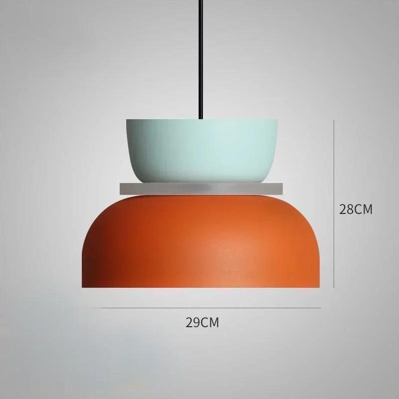Lampada A Sospensione Macaron Nordico In Ferro Nero Design Moderno Per Soggiorno E Sala Da Pranzo