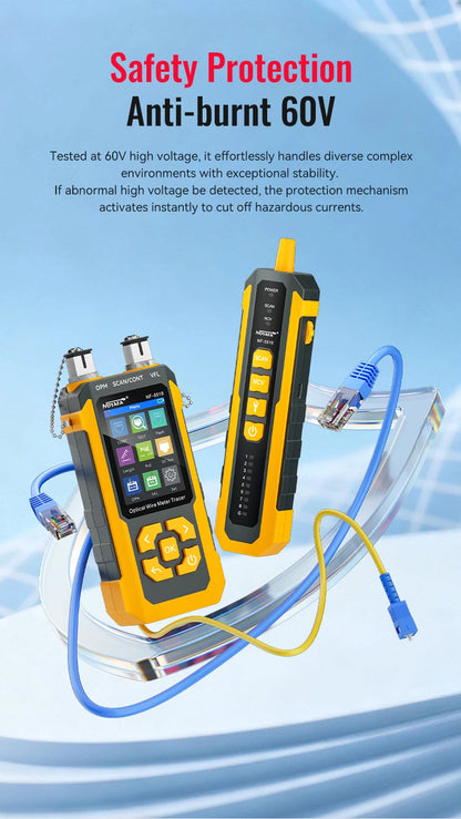 Noyafa NF 8518 Tester di Rete e Localizzatore Cavi Misuratore POE NCV QC e Guasti