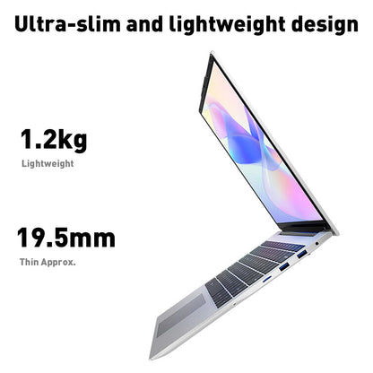 Notebook 14,1 Pollici Sottile Con Display Full HD 1920x1080 16GB RAM 2TB SSD Windows 11